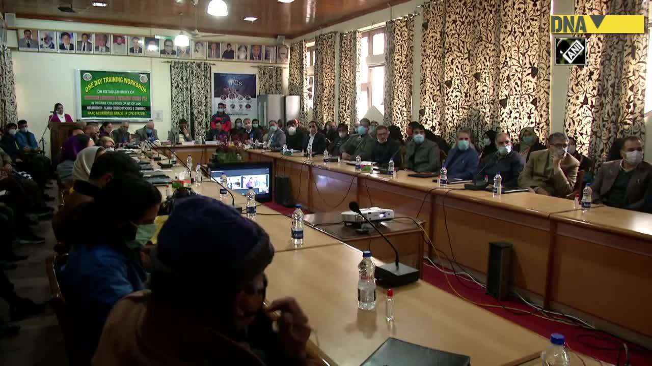 College students learn entrepreneurial skills in workshop organised by JK govt