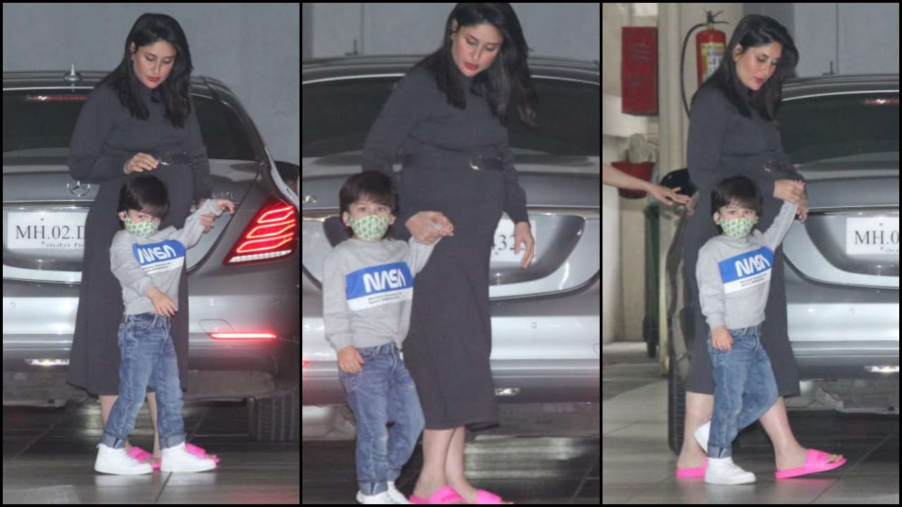 Photo Gallery: Kareena Kapoor Khans red sweatshirt shouts would