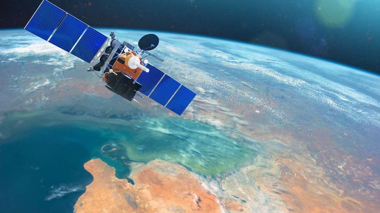 ISRO satellite and drones