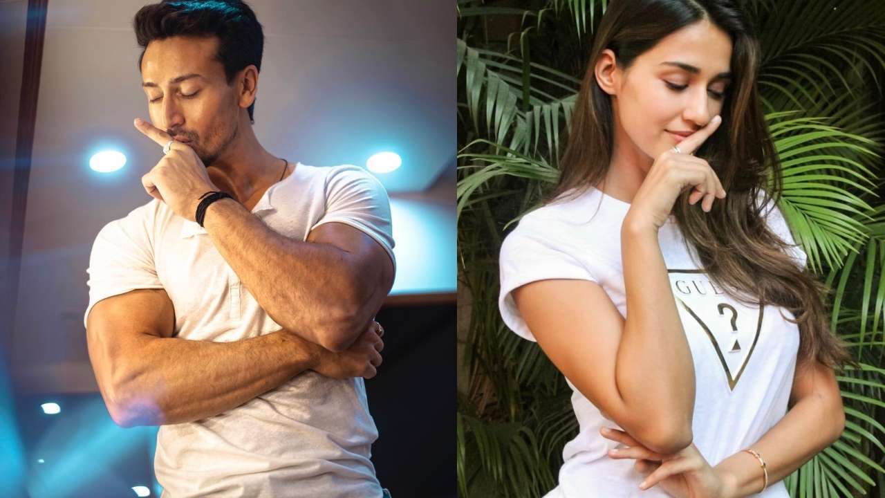 Viral Photos Rumoured Lovebirds Tiger Shroff Disha Patani Pose With