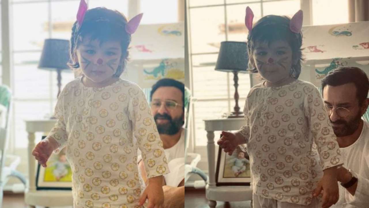 Taimur Ali Khan as Easter bunny