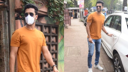 Vicky Kaushal papped in the city