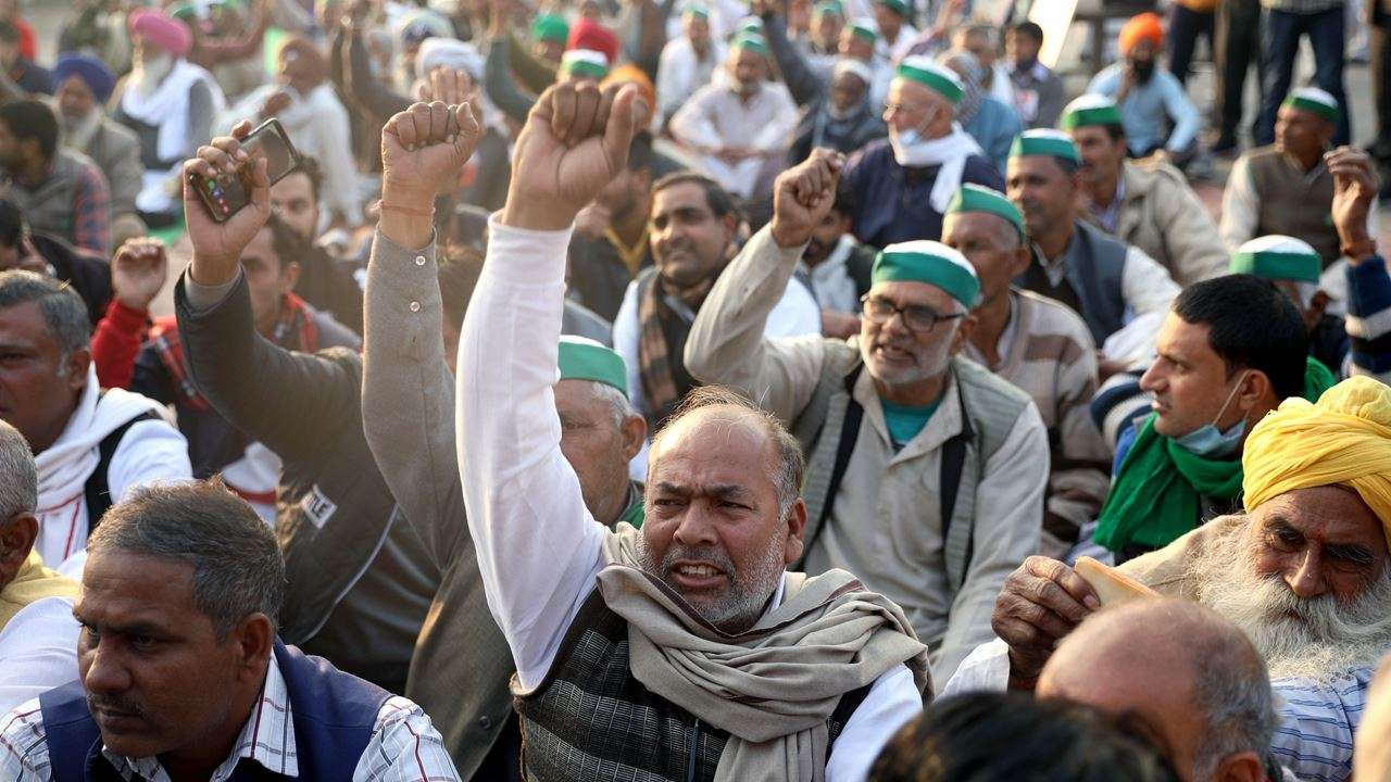 farmers protest
