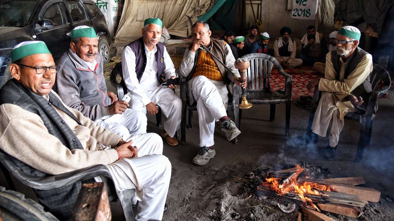 Leaders of farmers union protesting on Delhi borders.