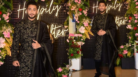 Zaid Darbar looked dapper in traditional ensemble