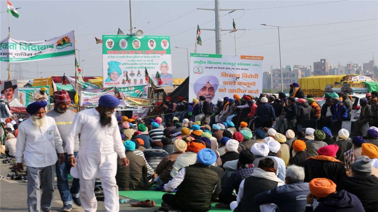 Farmers protest