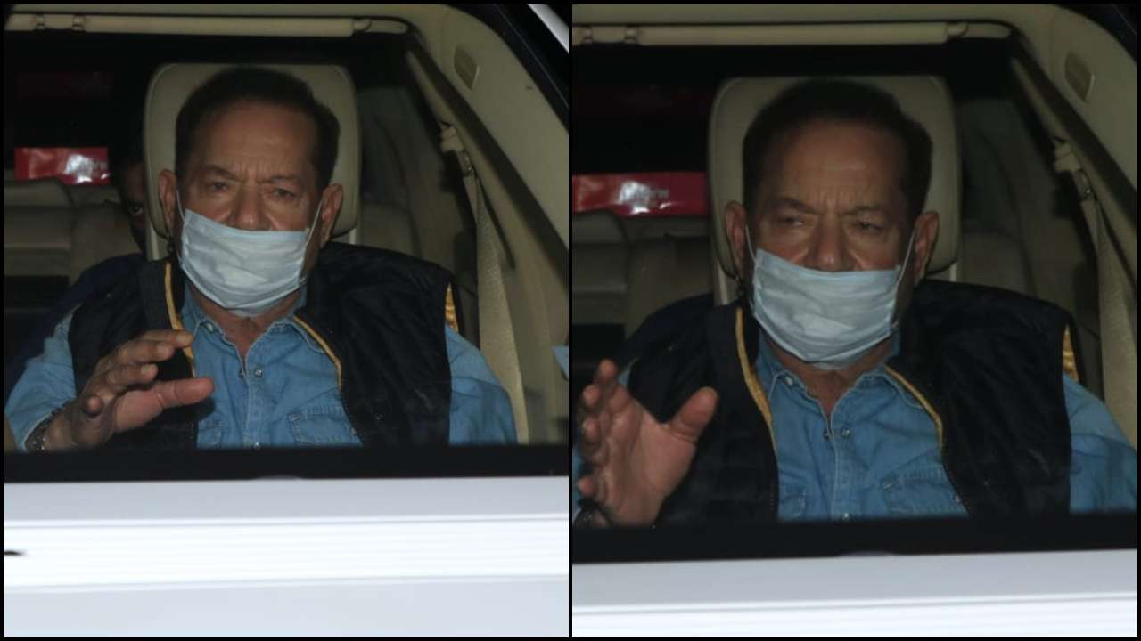 Salman Khan's father and legendary screenwriter Salim Khan heads towards the farmhouse