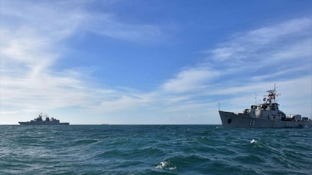Maritime cooperation between the two Navies