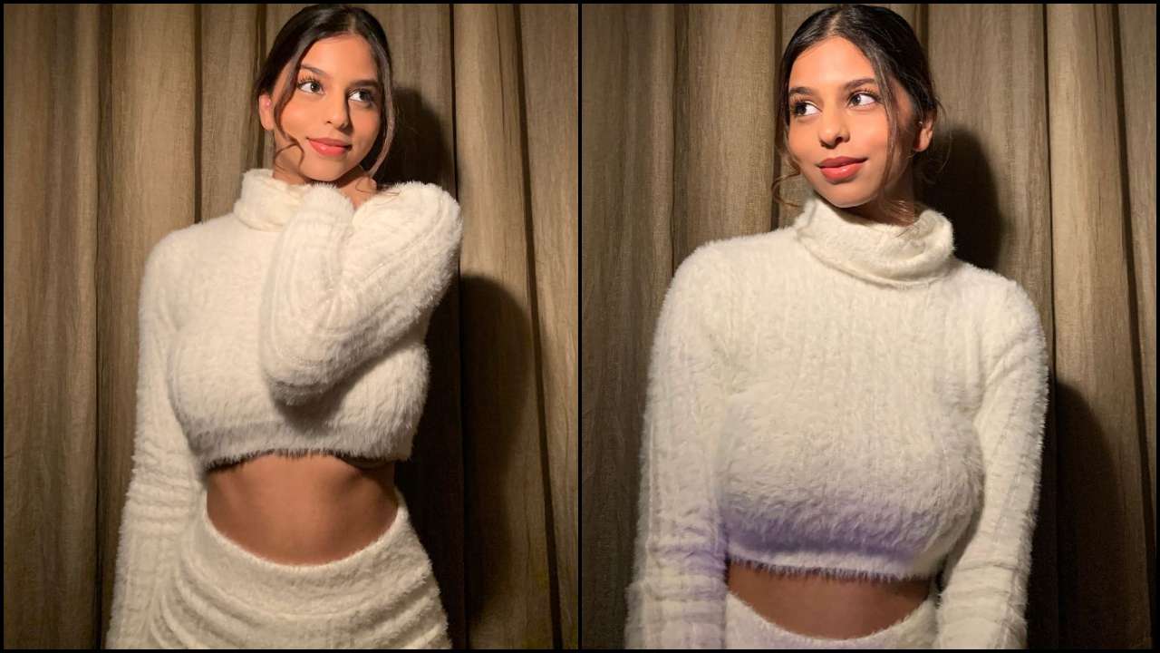 Suhana Khan is a vision in white winter outfit in latest photos