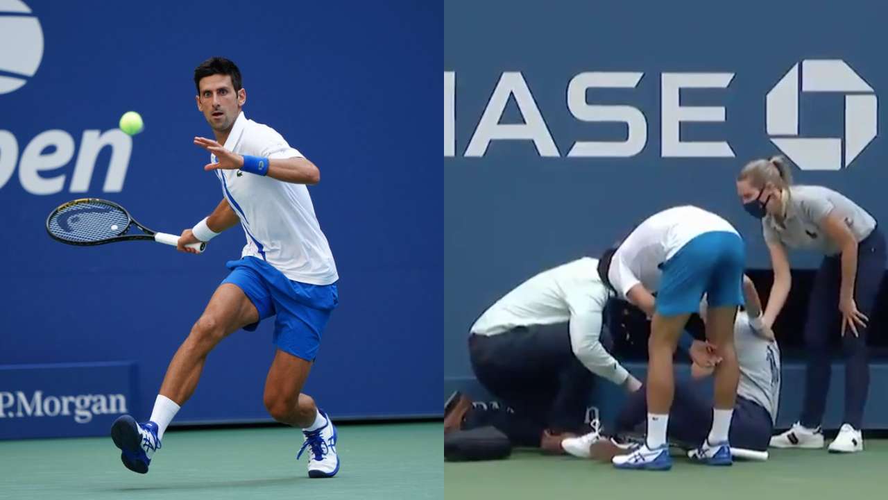 ​Novak Djokovic's shock disqualification