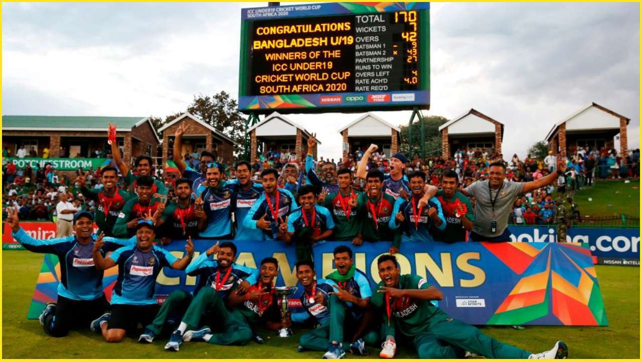 ​Bangladesh winning ICC U19 World Cup