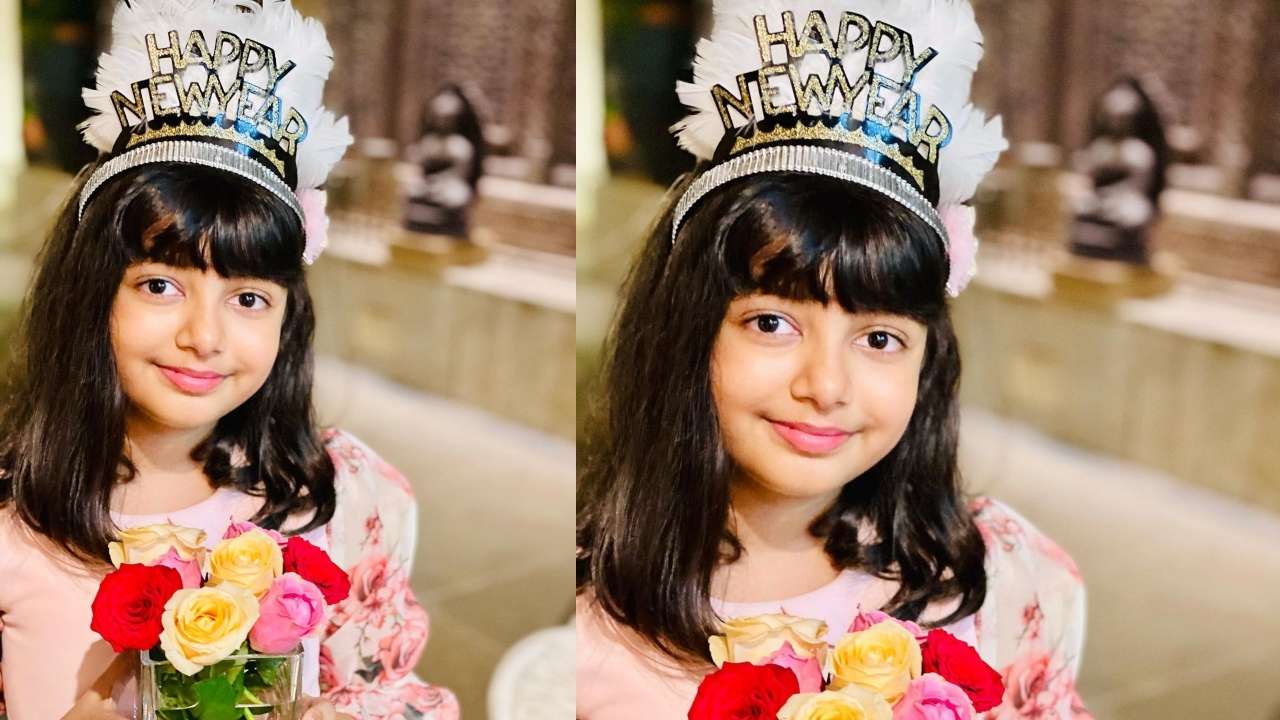 The New Year tiara for Aaradhya