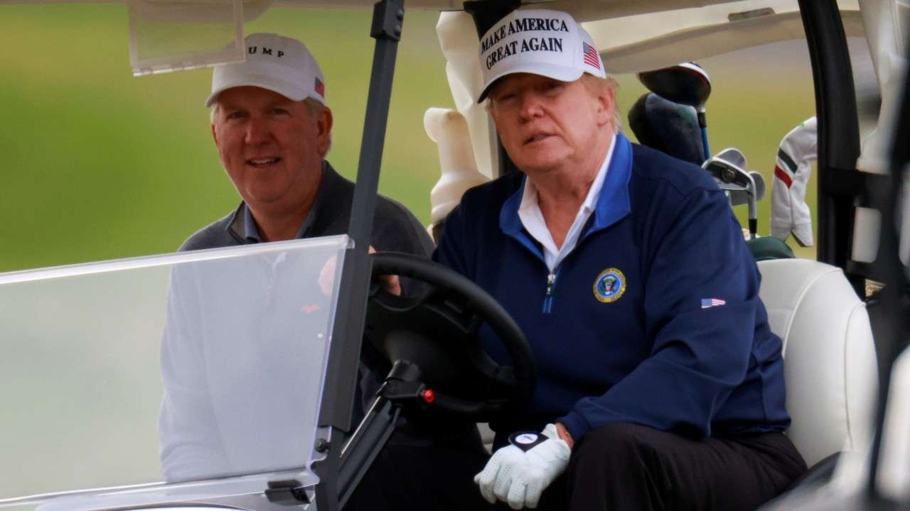 US President Donald Trump has returned to the White House.