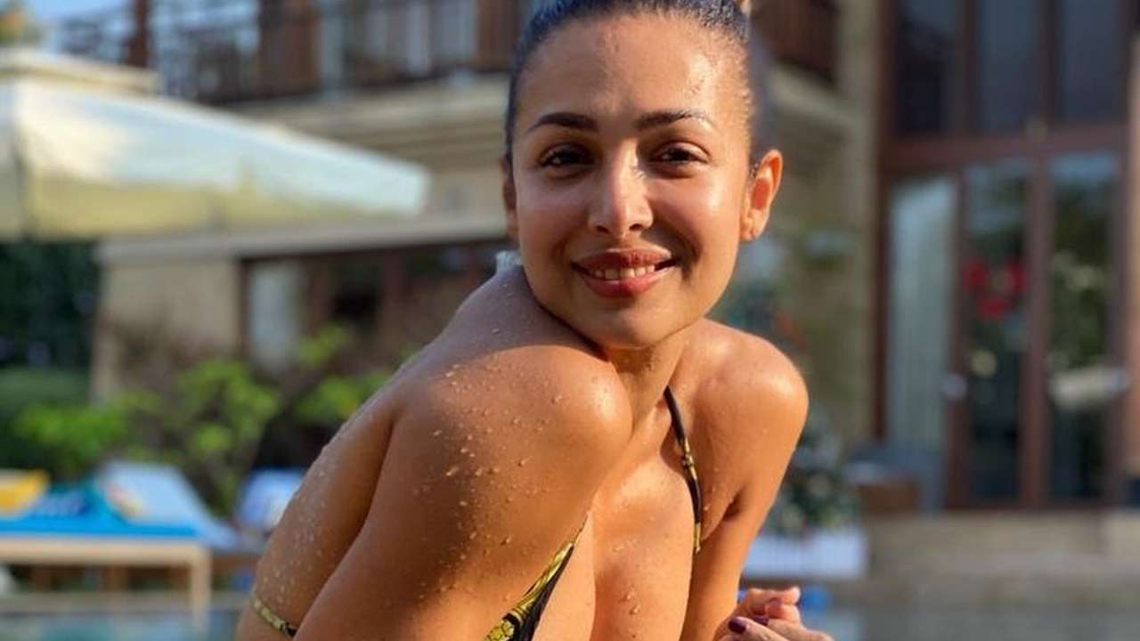 Malaika Arora takes a dip in the pool