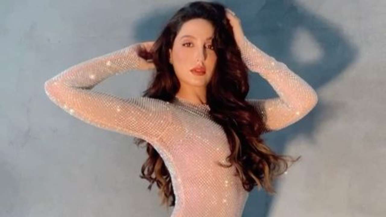 Nora Fatehi's glittery look