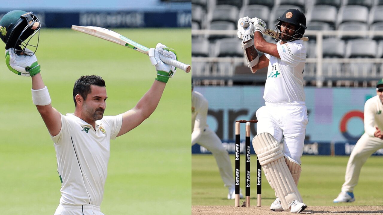 Dean Elgar and Dimuth Karunaratne
