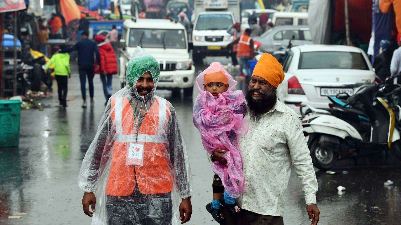 Delhi rain
