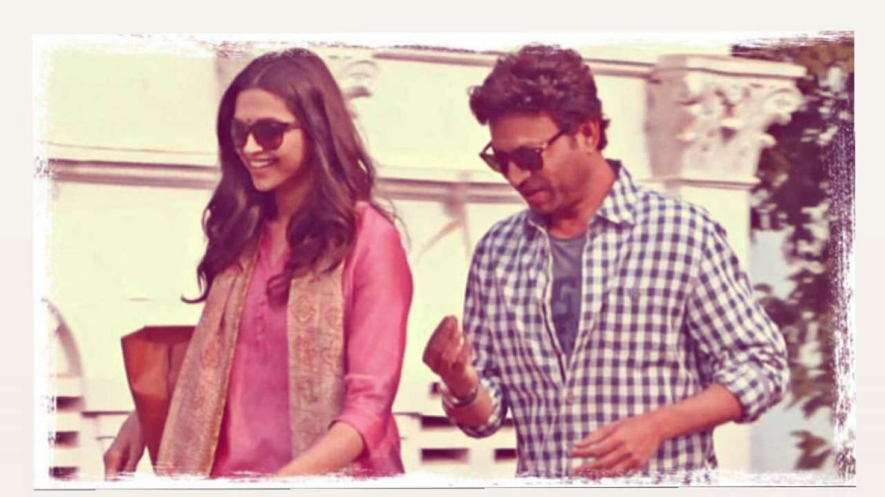 Deepika Padukone and Irrfan Khan shoots for 'Piku