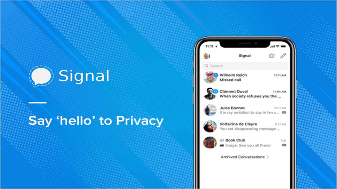 signal webapp