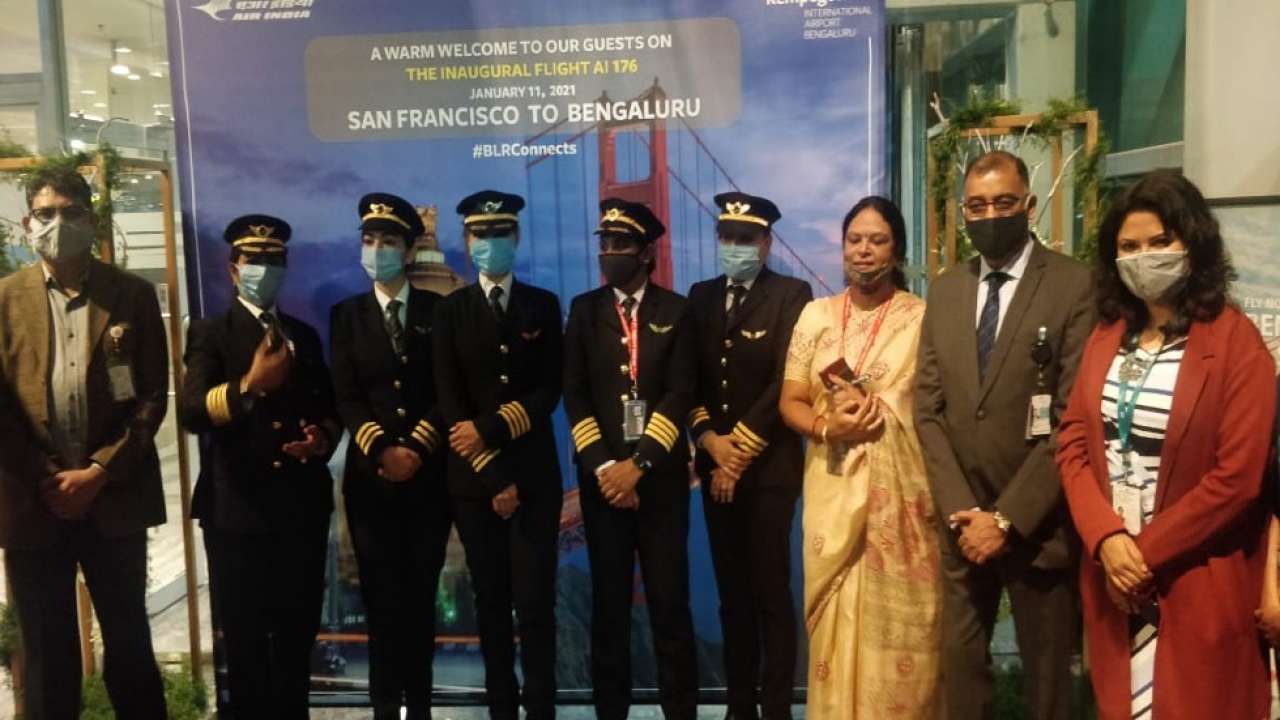 Four Air-India women pilots fly over north pole on world's longest flight  route, script history