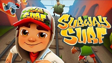 Subway Surfers is at second place