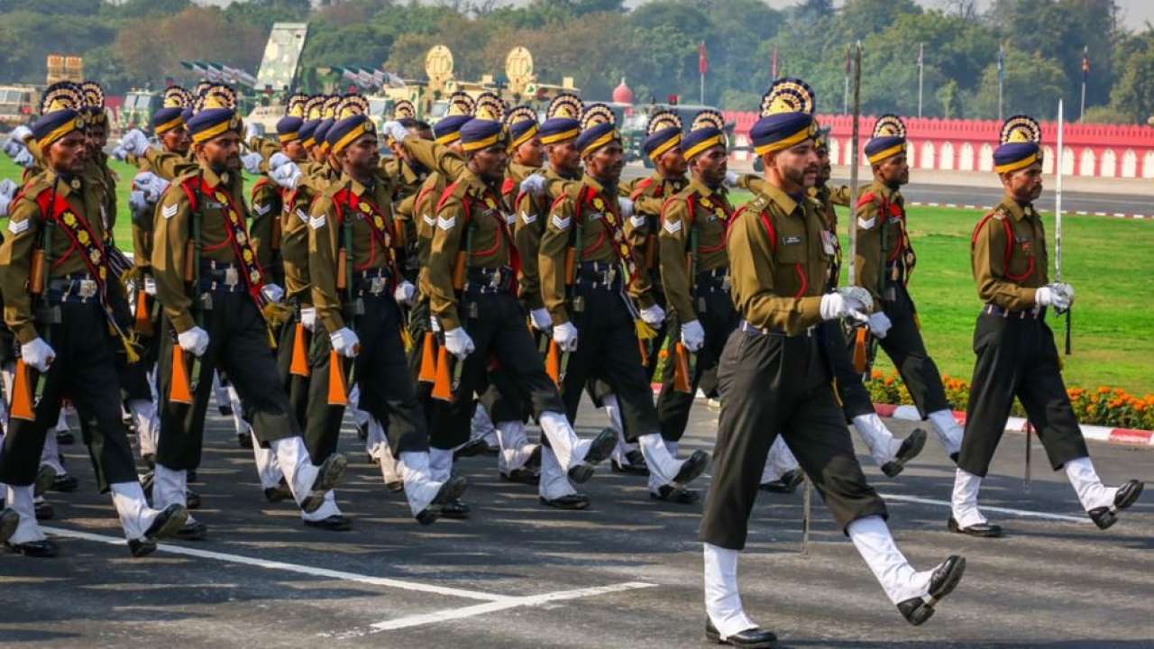 Parade at Cariappa Parade Ground