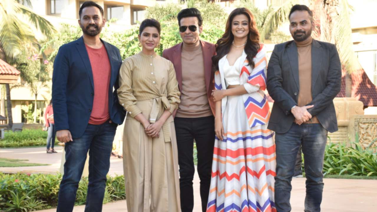 The Family Man 2 Samantha Akkineni Joins Manoj Bajpayee Priyamani For Promotions In Mumbai