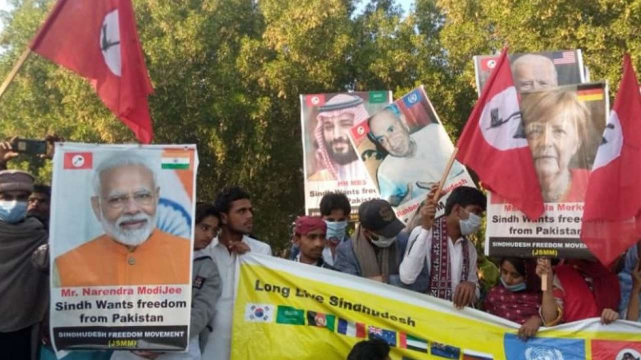 PM Modi's posters in Sindh