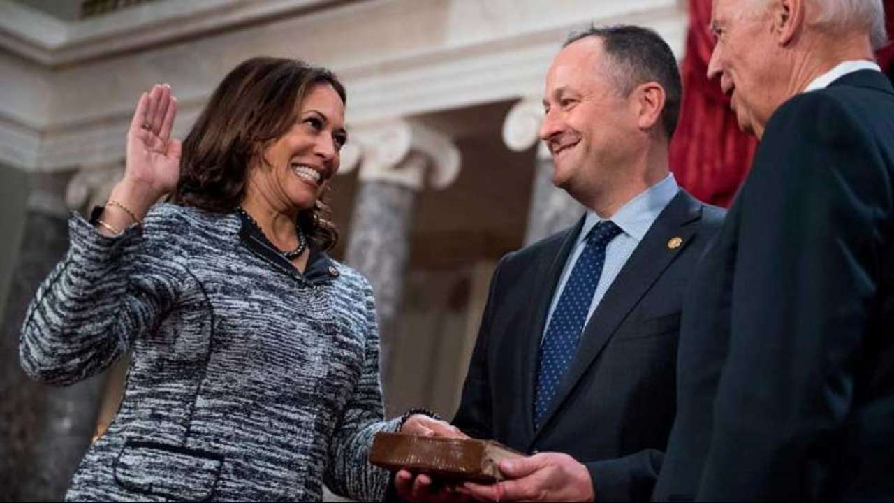 In Pics: Who is Vice-President Kamala Harris' husband? Here's their story