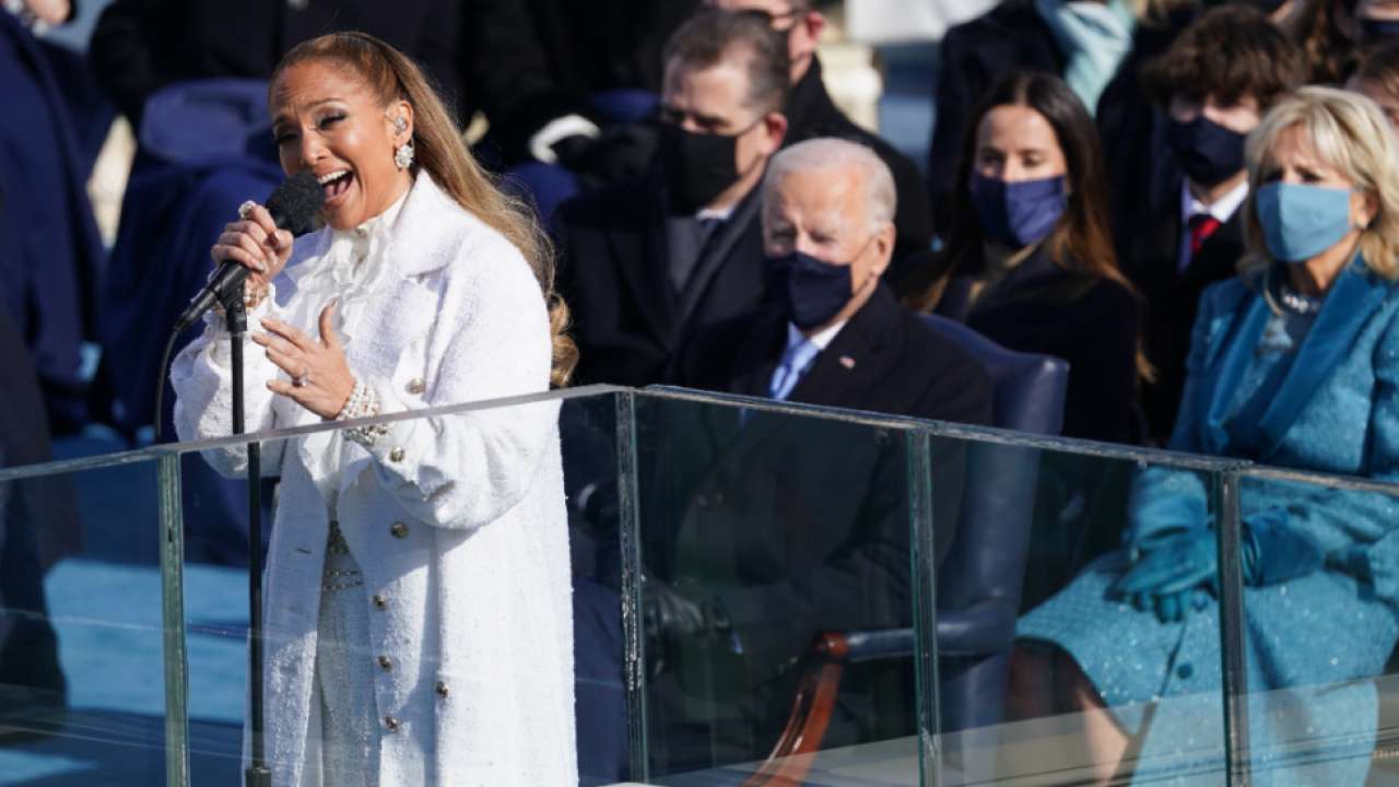 Jennifer Lopez gives power-packed nod to multiculturalism at Joe Biden ...