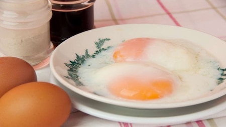 Do not eat half-boiled eggs, undercooked chicken