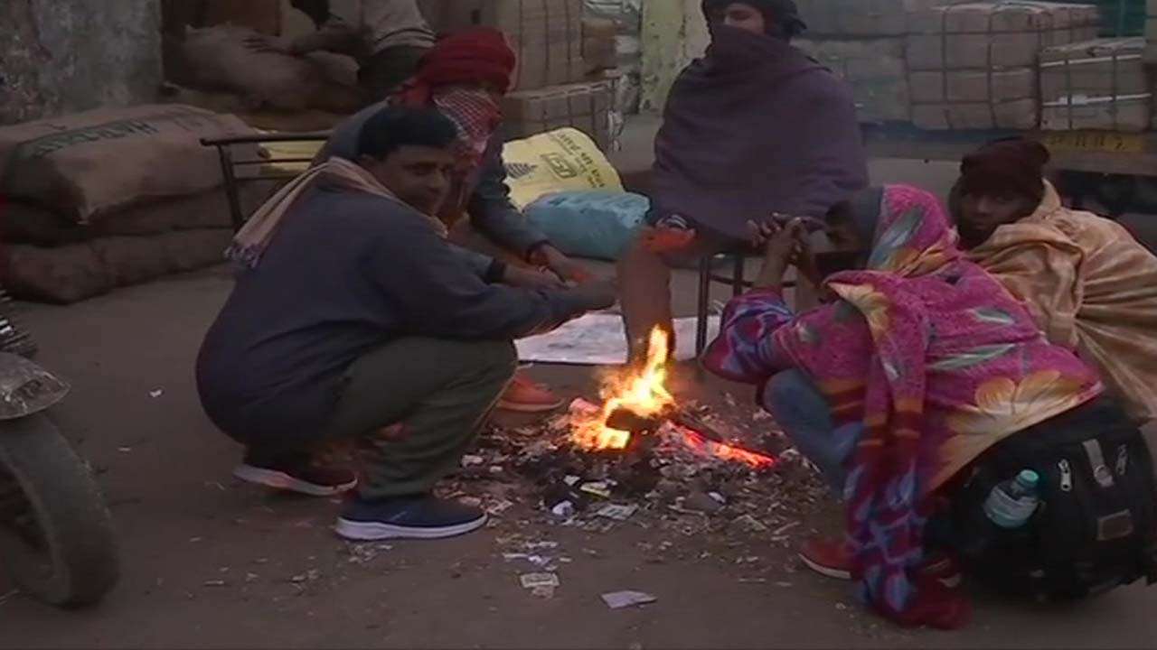Cold wave conditions in Delhi