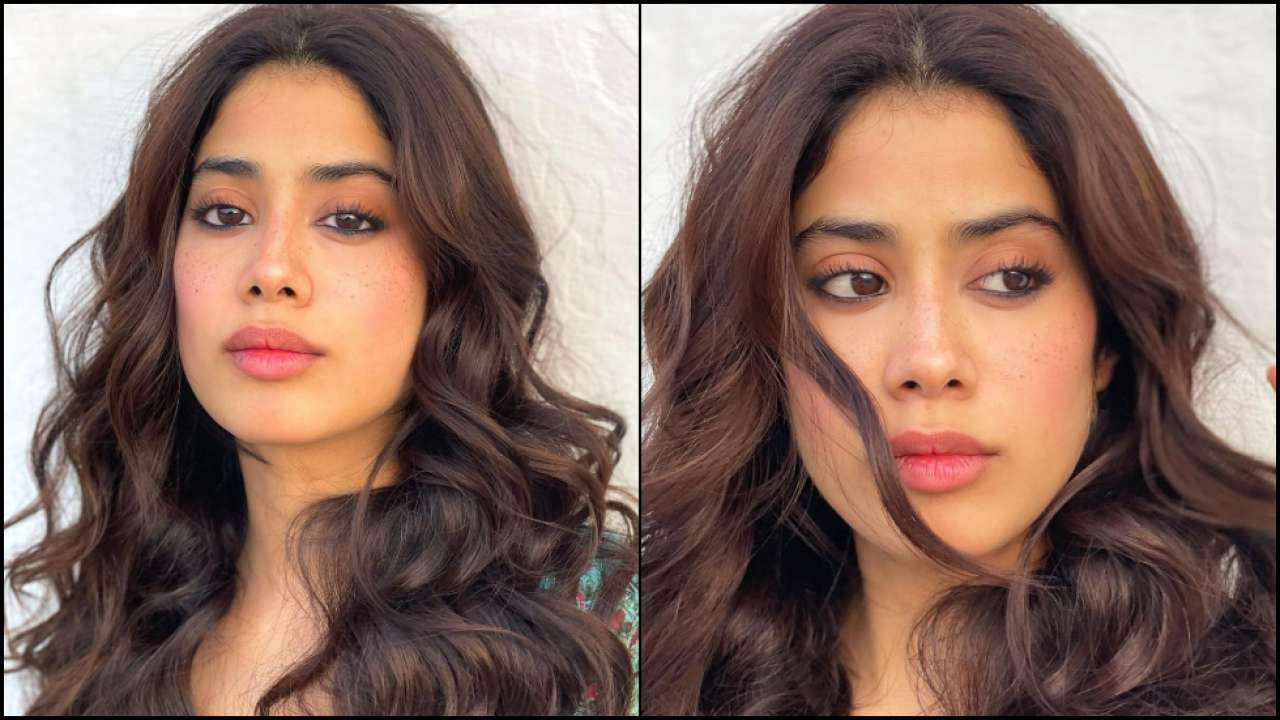 Janhvi Kapoor flaunts her freckles