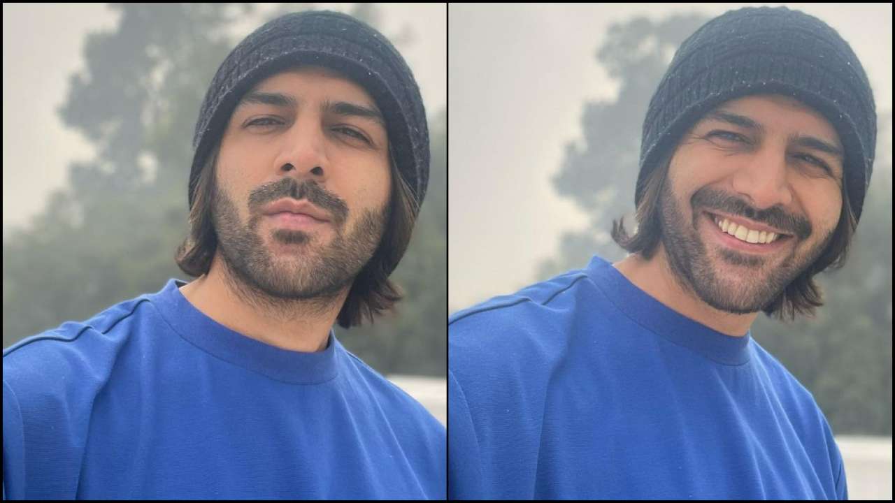 Kartik Aaryan chills in snow