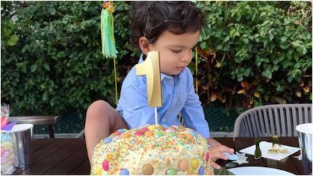 Lisa Haydon celebrates her son Leo's first birthday