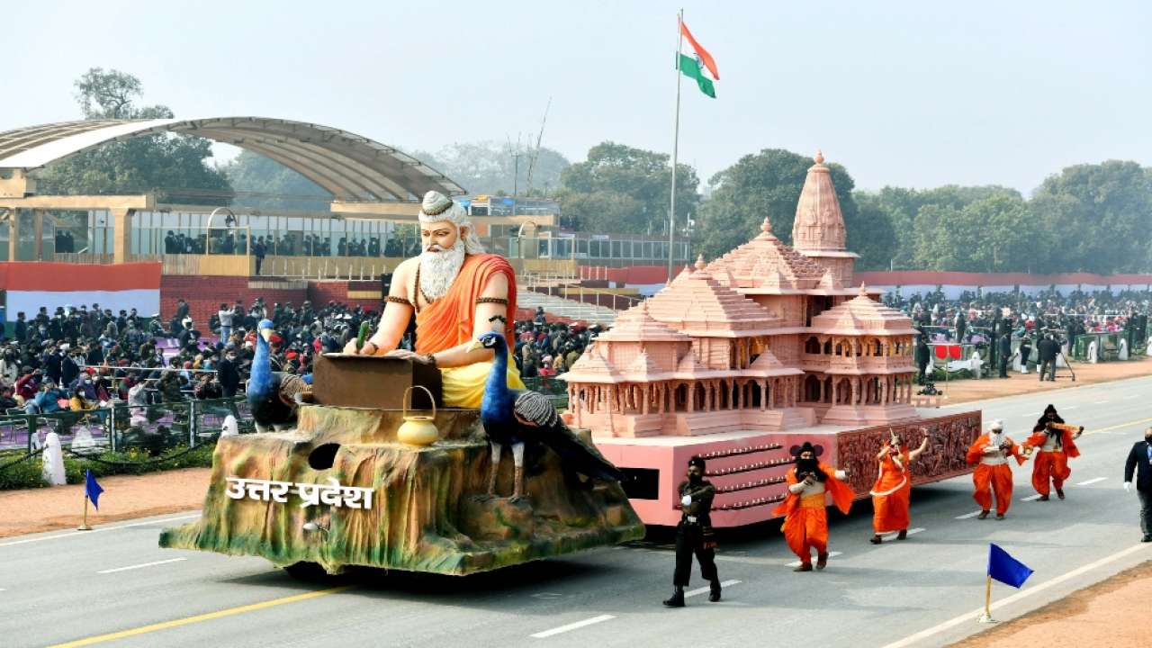 Republic Day 2021 parade Uttar Pradesh tableau displays Ayodhya's rich