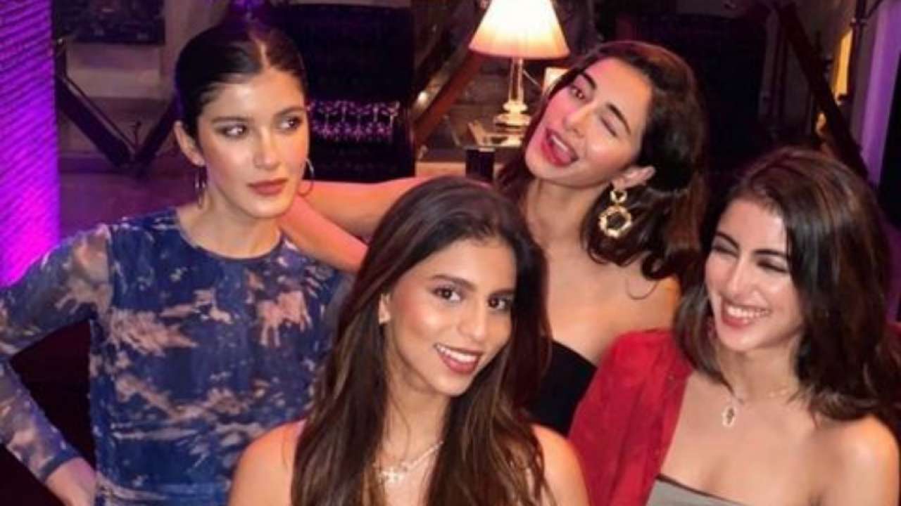 Then and now: Ananya Panday shares priceless photo with girl gang Suhana Khan, Navya Naveli Nanda, Shanaya Kapoor
