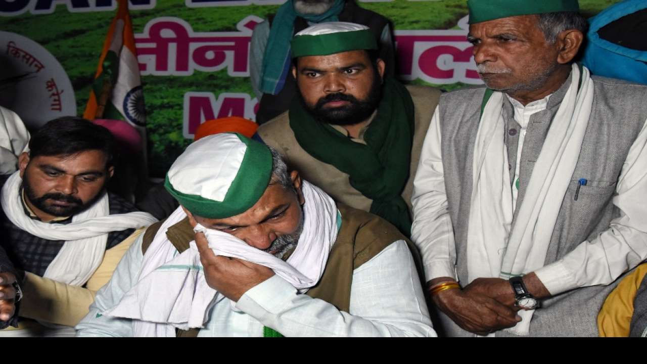 Bharatiya Kisan Union leader Rakesh Tikait 