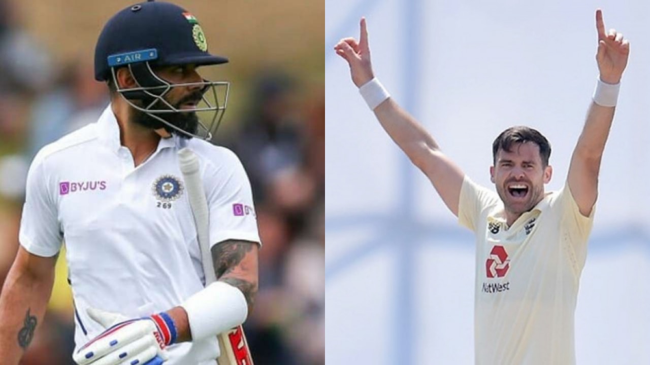 Virat Kohli and James Anderson