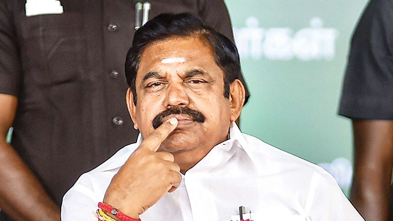 Tamil Nadu CM Edappadi K Palaniswami