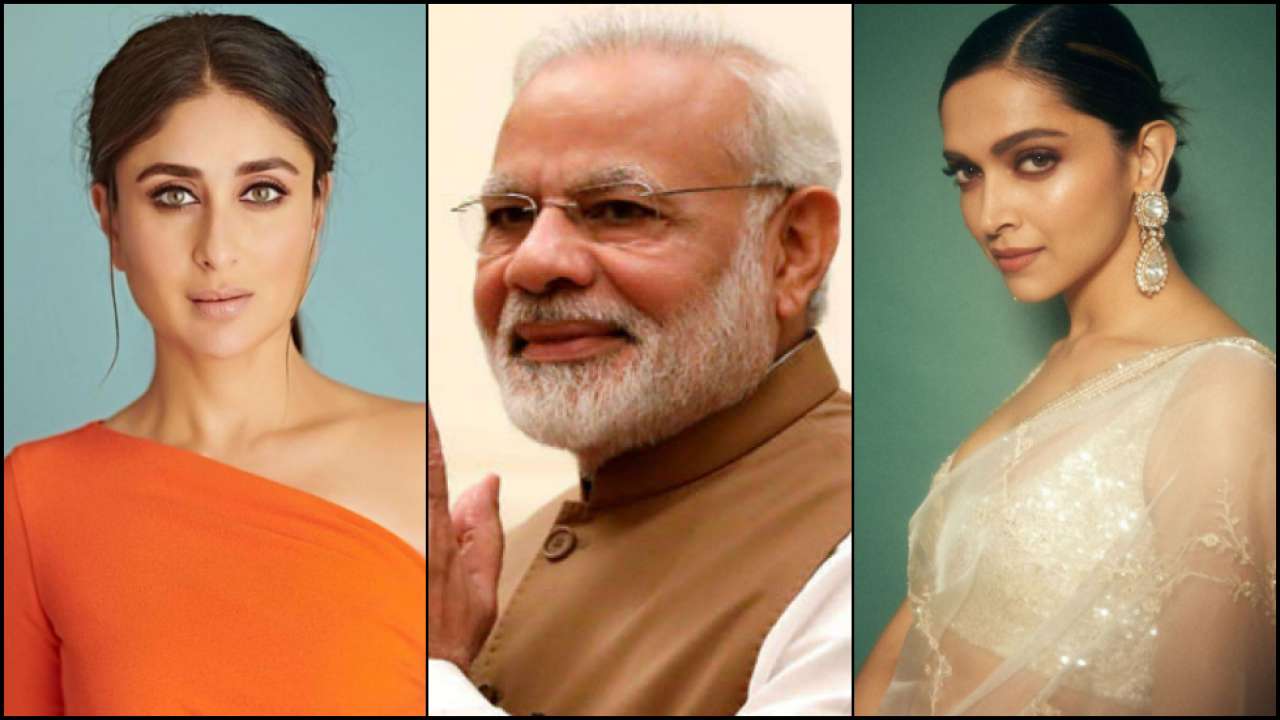 Kareena Kapoor Khan, Narendra Modi, Deepika Padukone