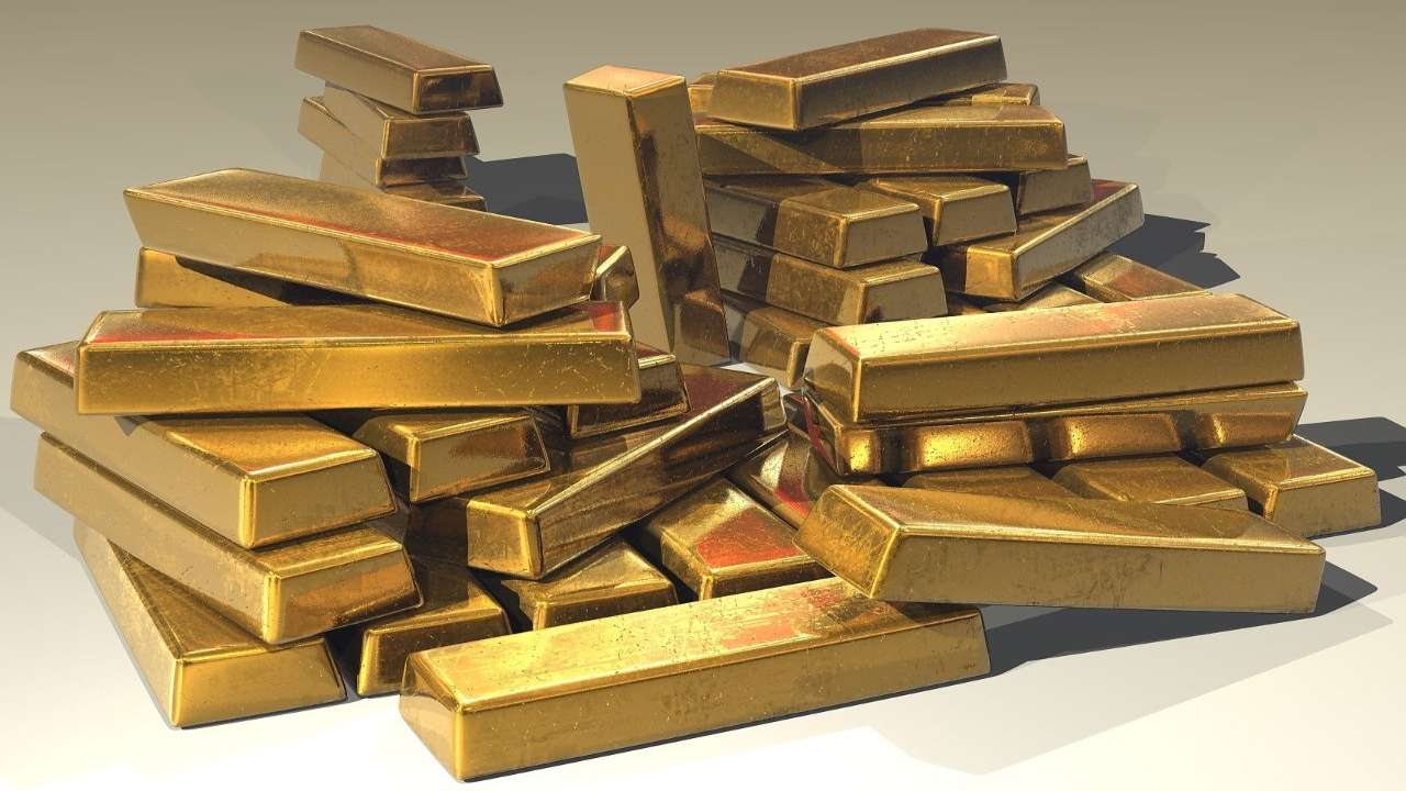 Gold, silver and dore bars