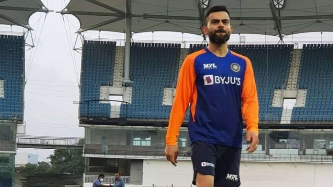 Virat Kohli at Chepauk stadium