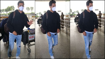 Vicky Kaushal sports a casual cool look at the airport