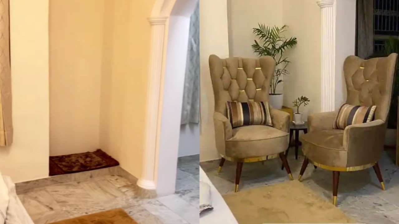 Shaheer Sheikh and Ruchikaa Kapoor's minimal walk-in-closet