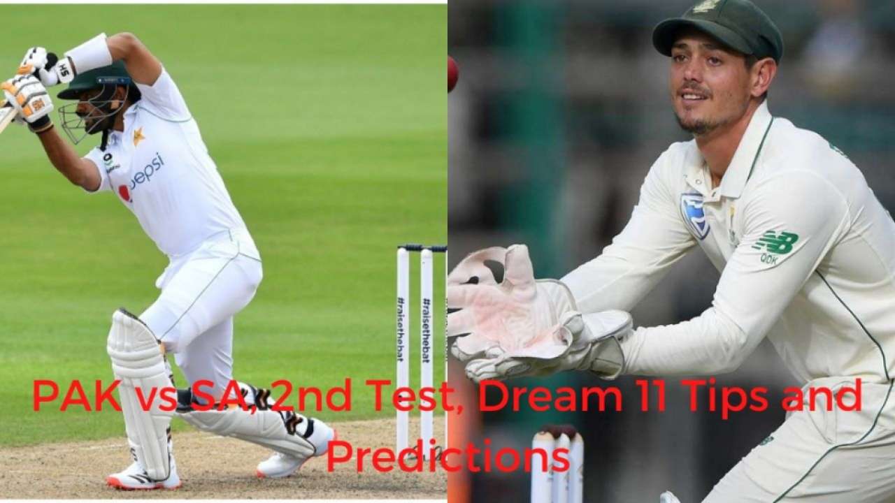 Pakistan Vs South Africa 2nd Test Dream 11 Prediction Best Picks For Pak Vs Sa Match At Rawalpindi Cricket Stadium