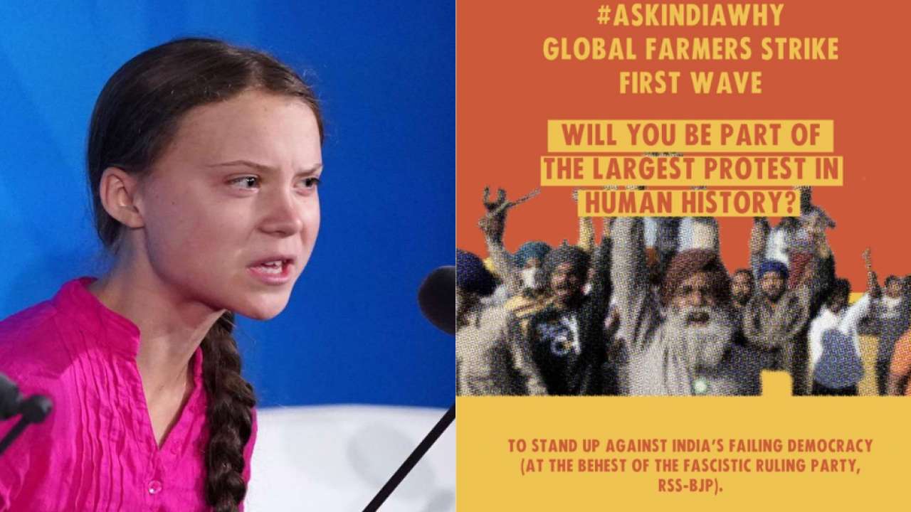 Exposed: 'RSS-BJP are fascistic ruling party', says Greta Thunberg - Vimarsana News