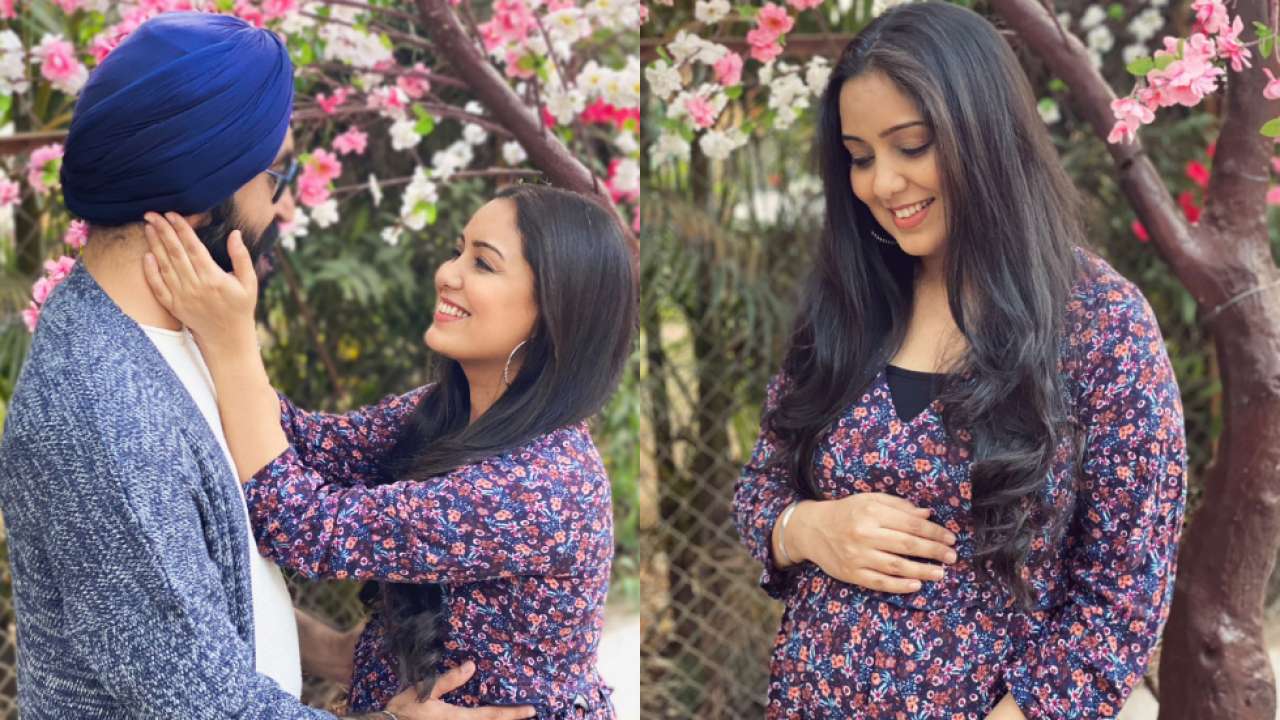 Singer Harshdeep Kaur with husband Mankeet Singh