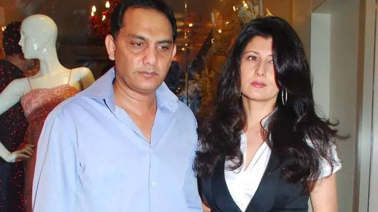 Mohammed Azharuddin and Sangeeta Bijlani