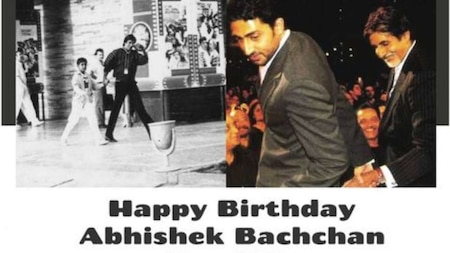 Amitabh Bachchan has most heartwarming birthday wish for son Abhishek Bachchan